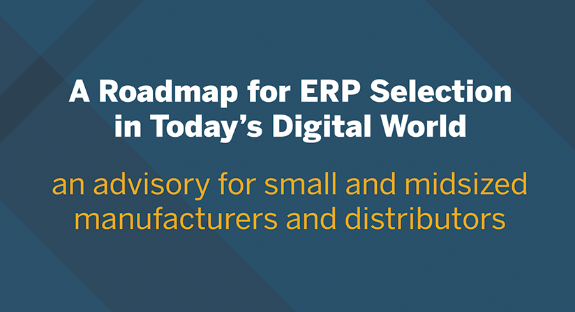 White Paper: ERP Selection Roadmap for Manufacturers | OptiProERP