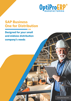 OptiProERP SAP Business One for Distribution